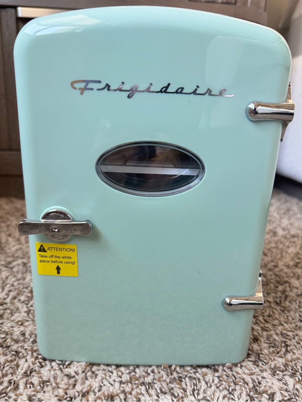 Frigidaire Retro Mini Fridge in Mint